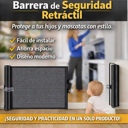 Barrera de seguridad retráctil: fácil de instalar y ahorra espacio